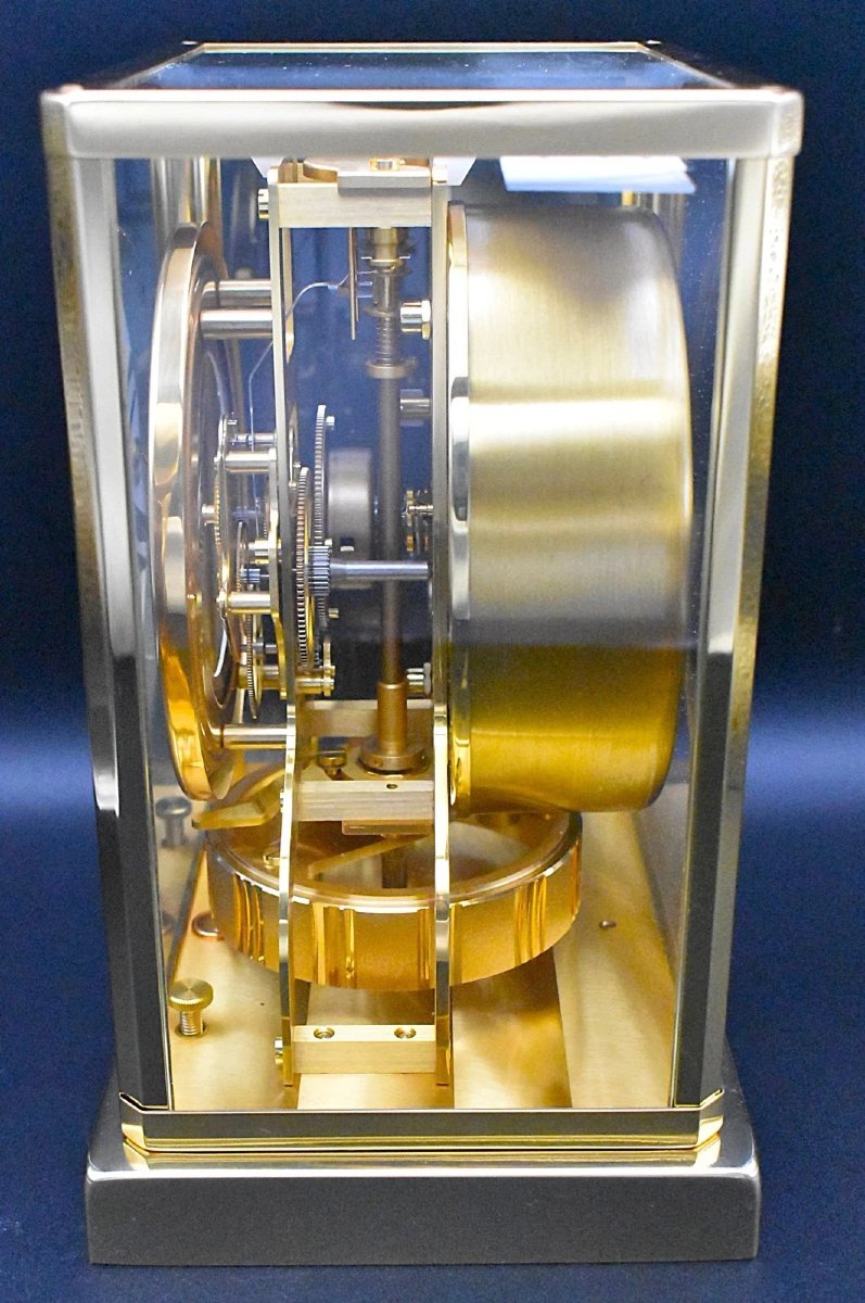 Pendule de cheminée Jaeger-LeCoultre Atmos 1984, jamais montée, avec boîte et papiers d'origine-photo-2