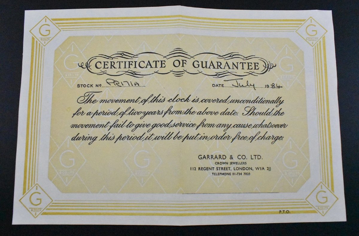 Pendule de cheminée Jaeger-LeCoultre Atmos 1984, jamais montée, avec boîte et papiers d'origine-photo-4