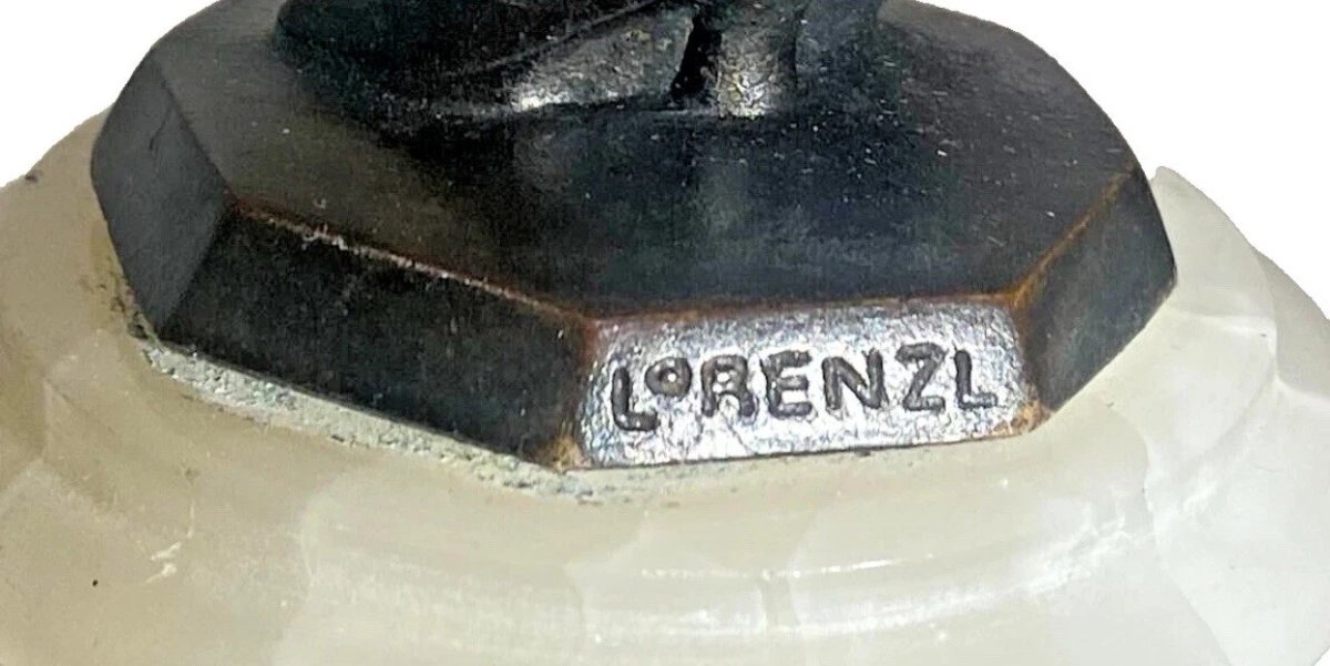 A Josef Lorenzl Art Deco Bronze Of Maria Jeritza The Egyptian Helen Circa 1920's-photo-7