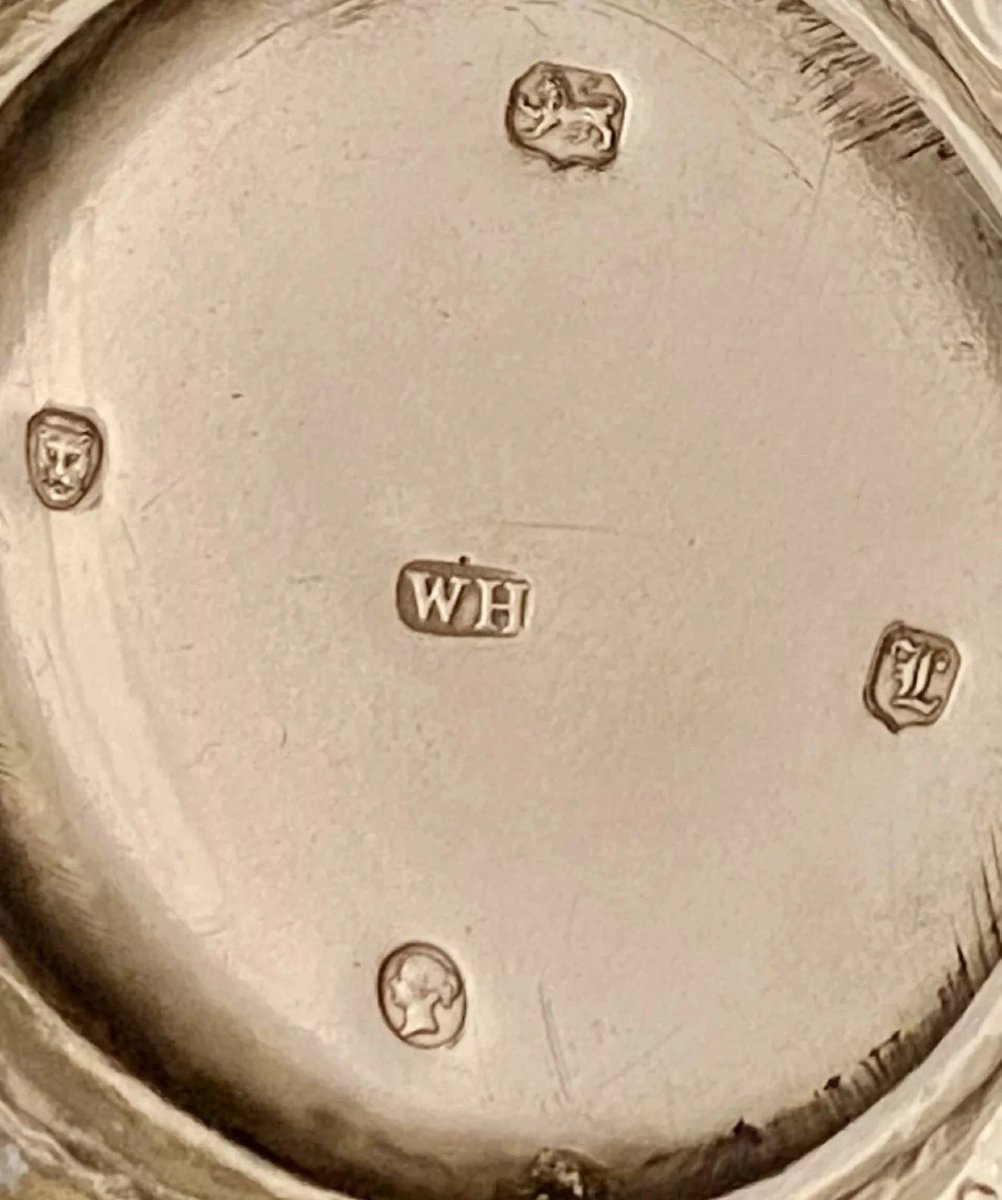 Service à thé et à café victorien quatre pièces en argent massif de 1842 par William Hunter-photo-4