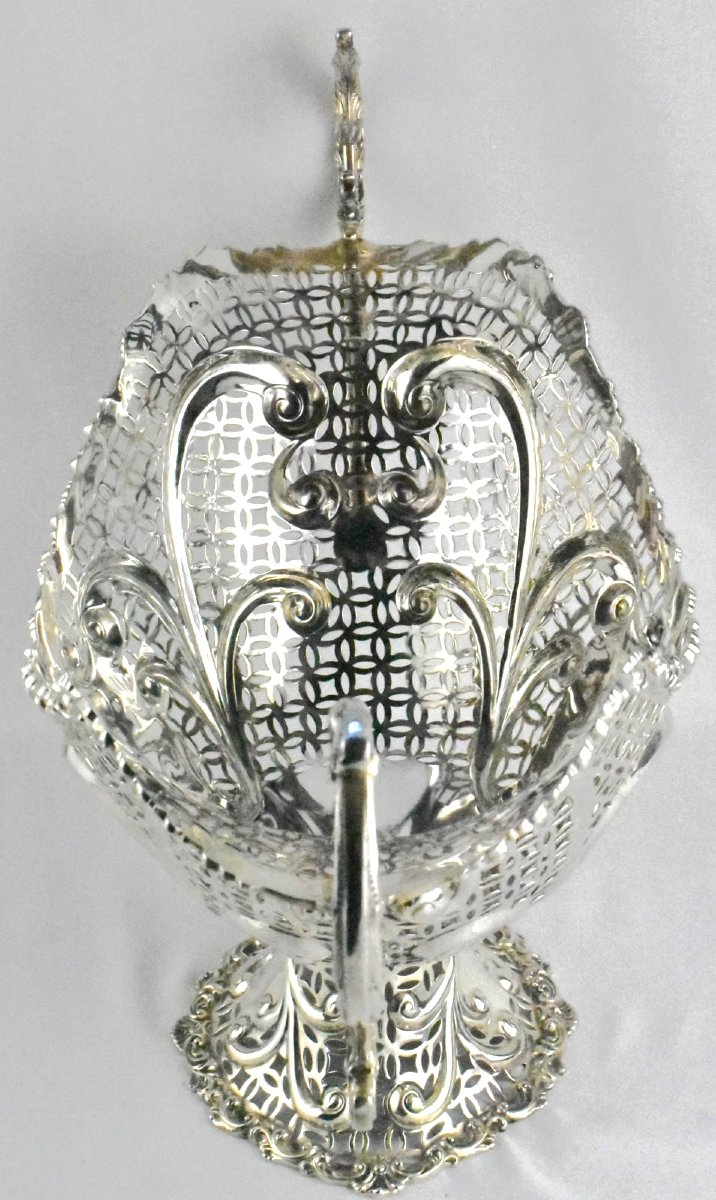 A Huge 53cm 1908 Joseph Rodgers (1930g) Antique Sterling Silver Centrepiece Bowl-photo-1