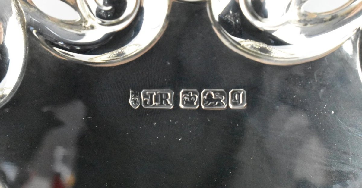 A Huge 53cm 1908 Joseph Rodgers (1930g) Antique Sterling Silver Centrepiece Bowl-photo-5