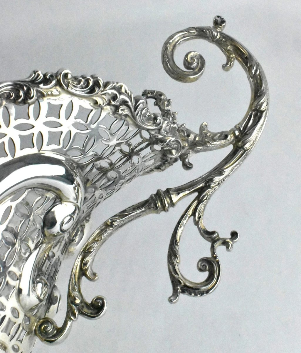 A Huge 53cm 1908 Joseph Rodgers (1930g) Antique Sterling Silver Centrepiece Bowl-photo-6