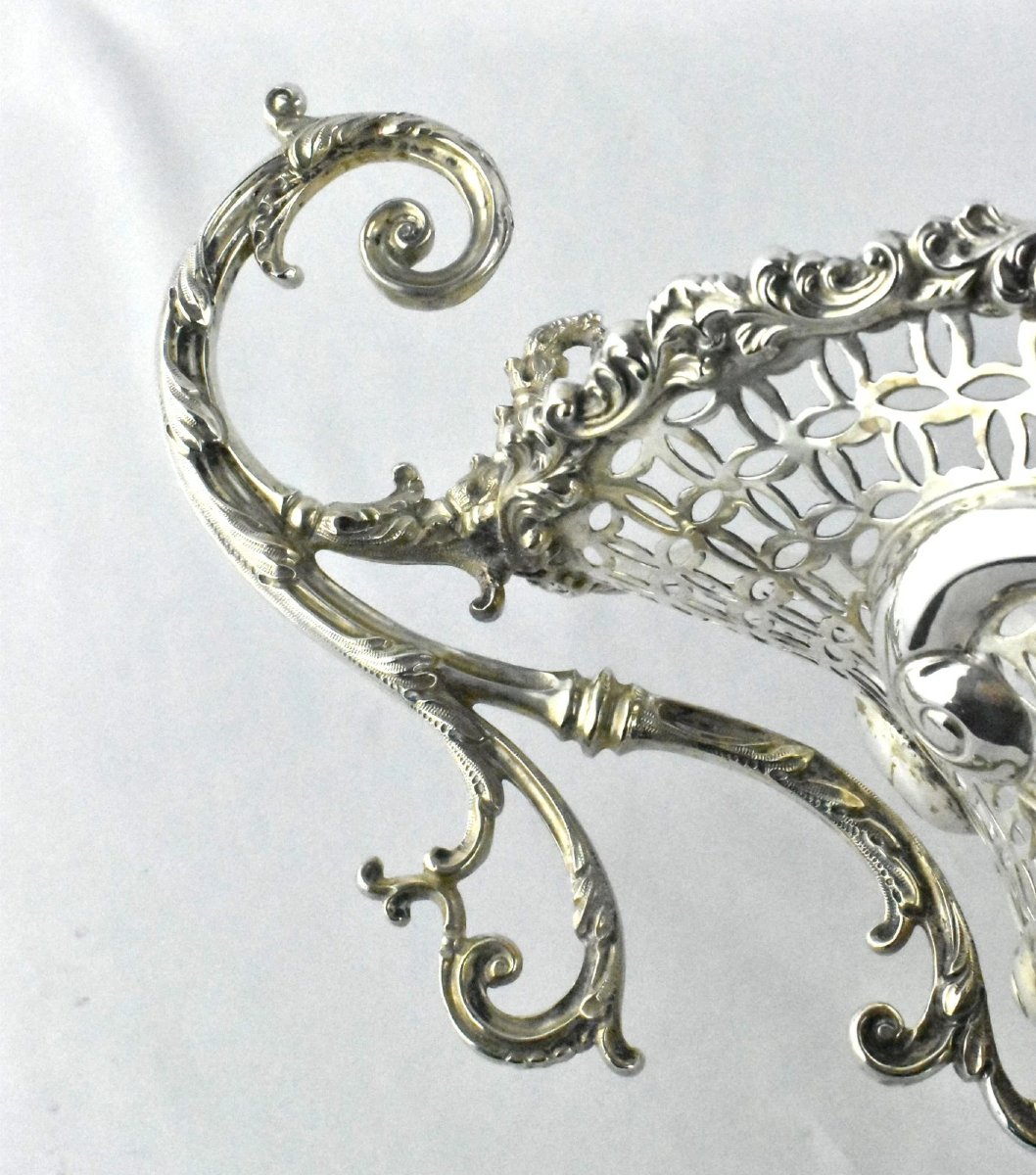 A Huge 53cm 1908 Joseph Rodgers (1930g) Antique Sterling Silver Centrepiece Bowl-photo-7