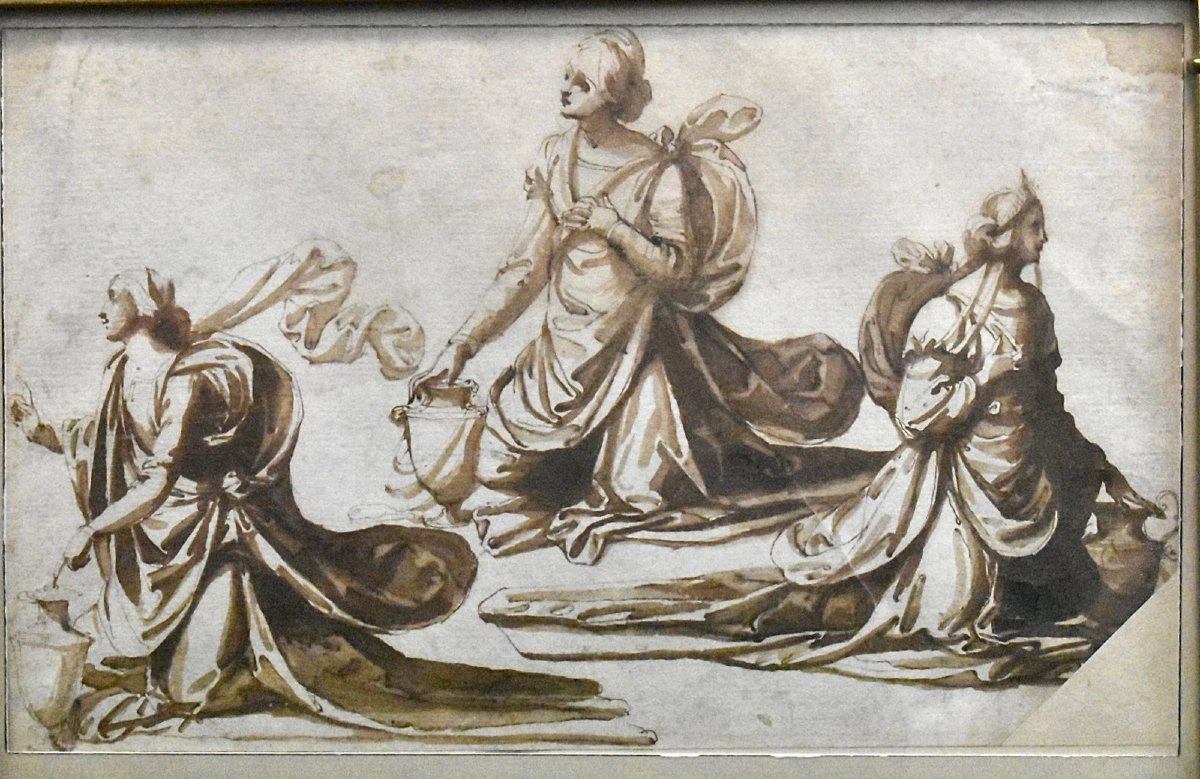 École slave de Venise Fin du XVIIe siècle Fra Bartolomeo Uffizi St Mary Magdalena Stu.-photo-2