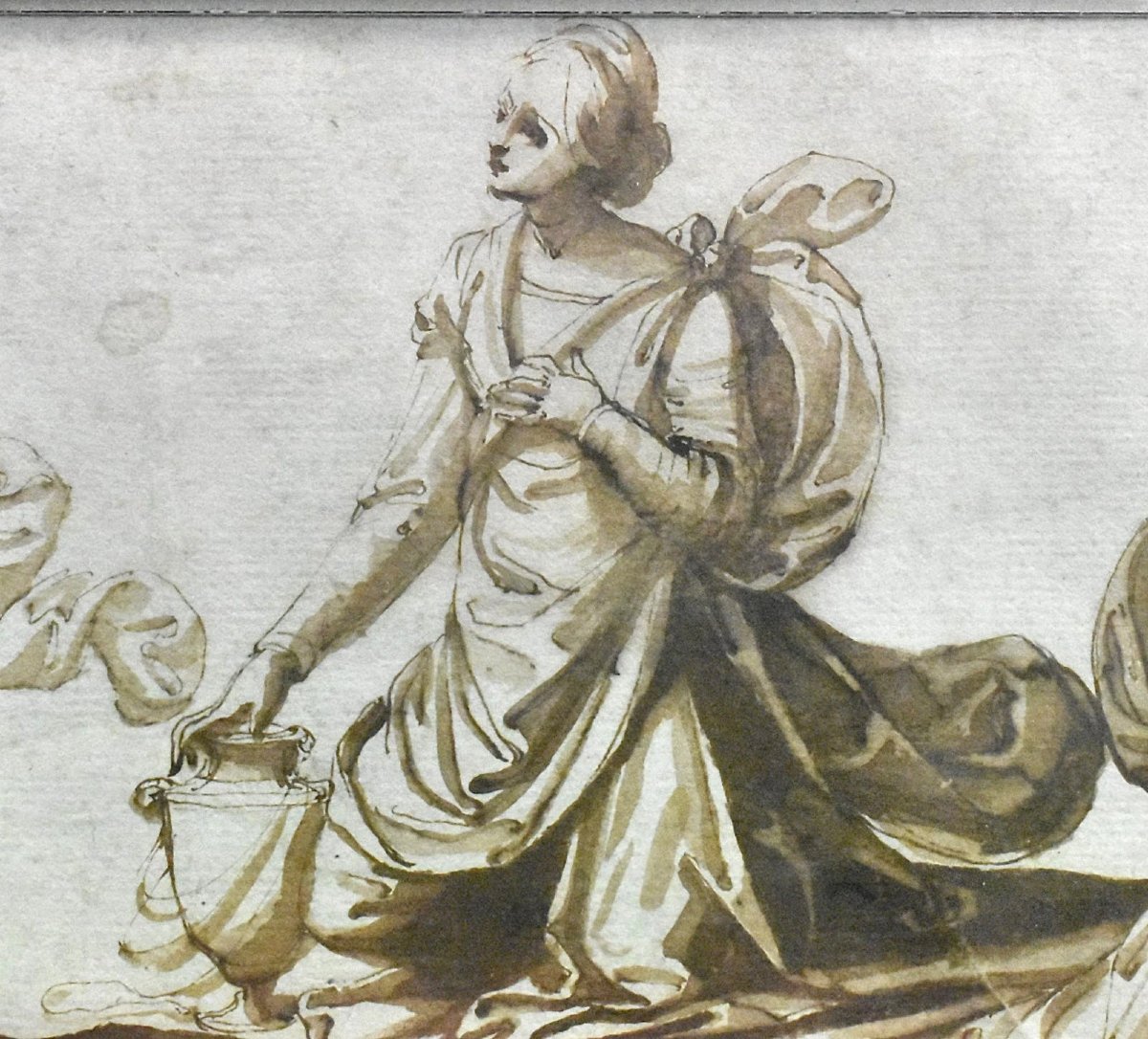 École slave de Venise Fin du XVIIe siècle Fra Bartolomeo Uffizi St Mary Magdalena Stu.-photo-3