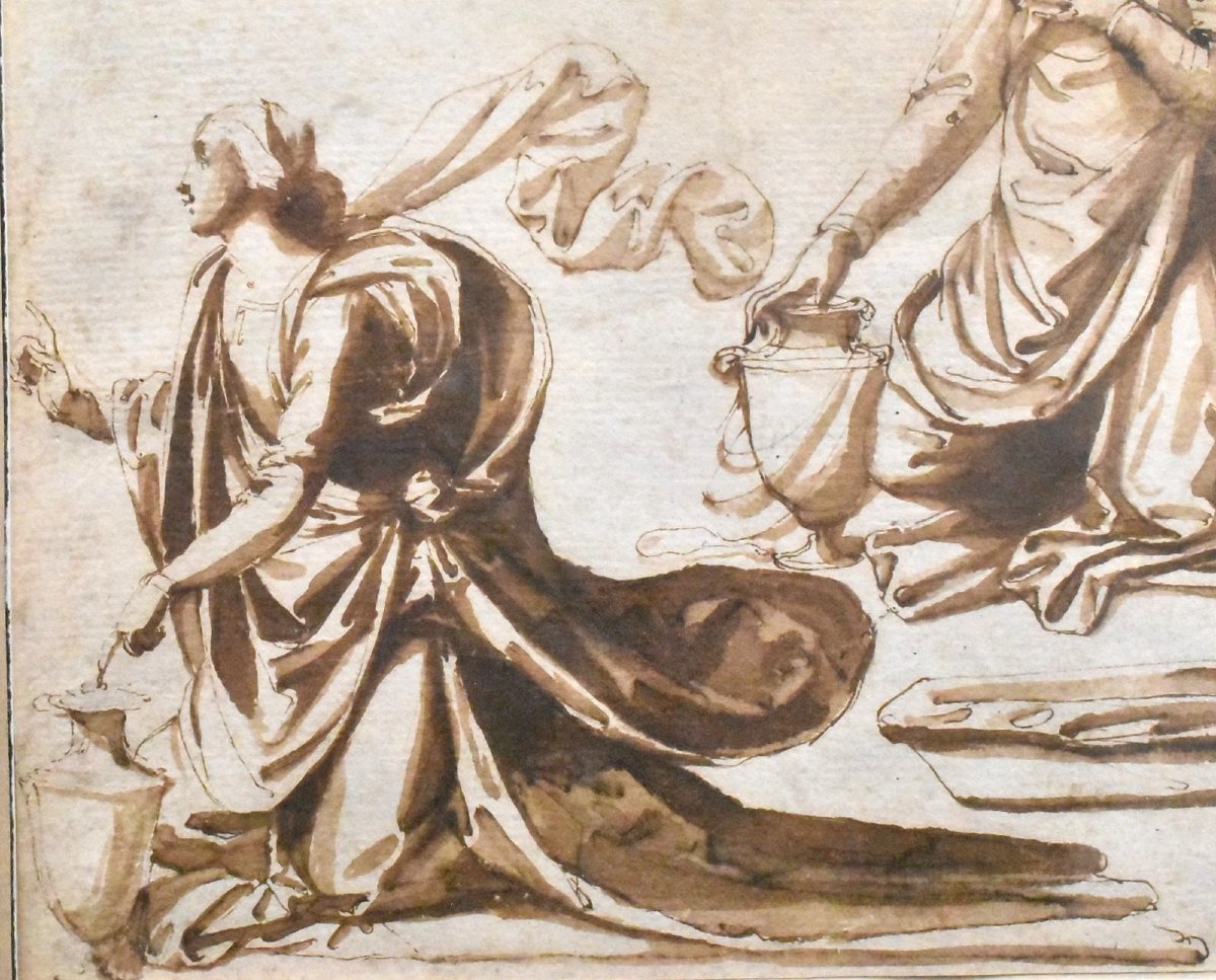 École slave de Venise Fin du XVIIe siècle Fra Bartolomeo Uffizi St Mary Magdalena Stu.-photo-4