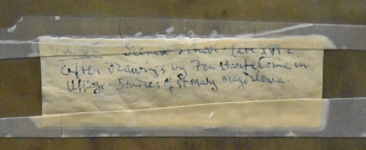 École slave de Venise Fin du XVIIe siècle Fra Bartolomeo Uffizi St Mary Magdalena Stu.-photo-6