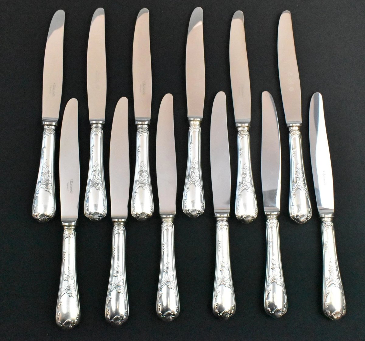 Christofle Marly 52-piece Silver-plated Flatware Cutlery Set With Case-photo-4