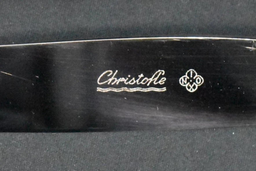 Christofle Marly 52-piece Silver-plated Flatware Cutlery Set With Case-photo-6