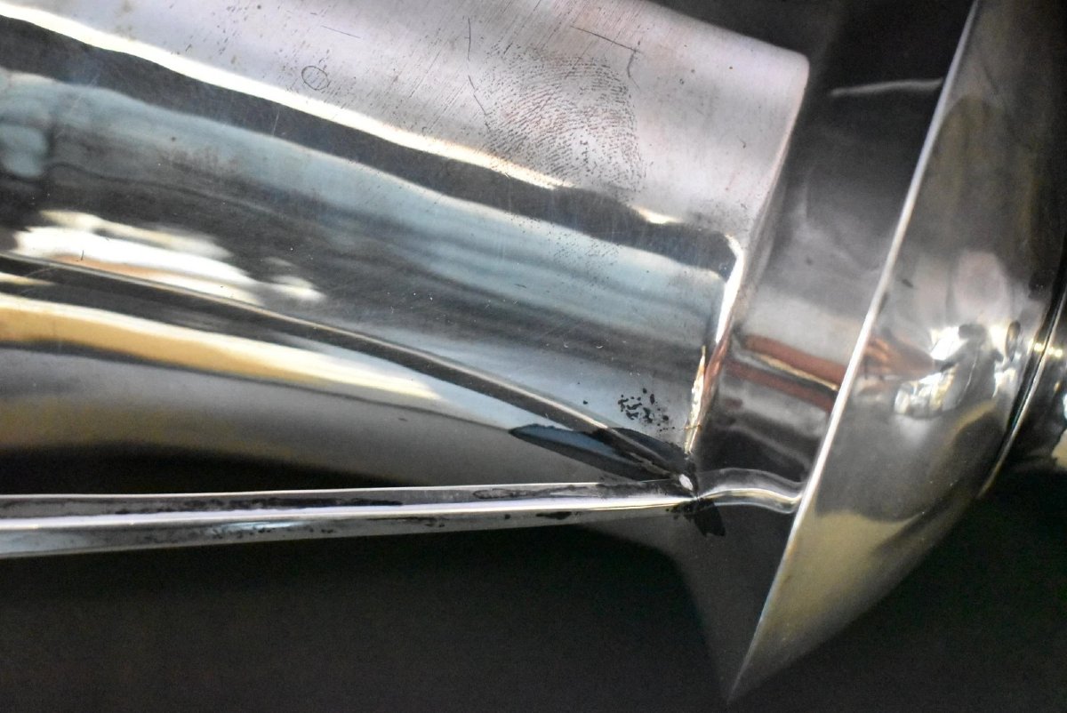 Victorian 1896 James Dixon & Sons Sheffield Art Deco Two-handled Trophy Cup-photo-6