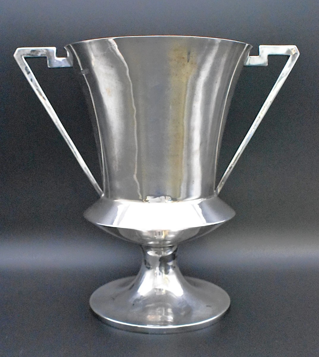 Victorian 1896 James Dixon & Sons Sheffield Art Deco Two-handled Trophy Cup