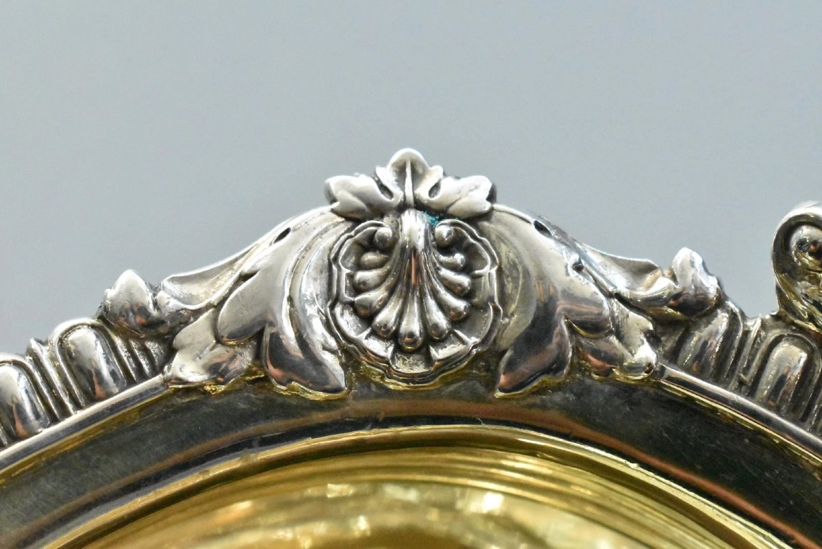 John Walton Of Newcaste Hm 1842 Victorian Engraved Solid Silver 3-piece Tea Set-photo-3