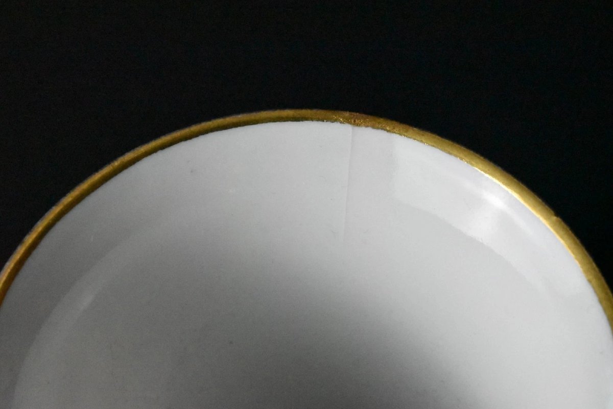 Tasse à expresso et soucoupe de style viennois royal ancien, vers 1890-photo-7