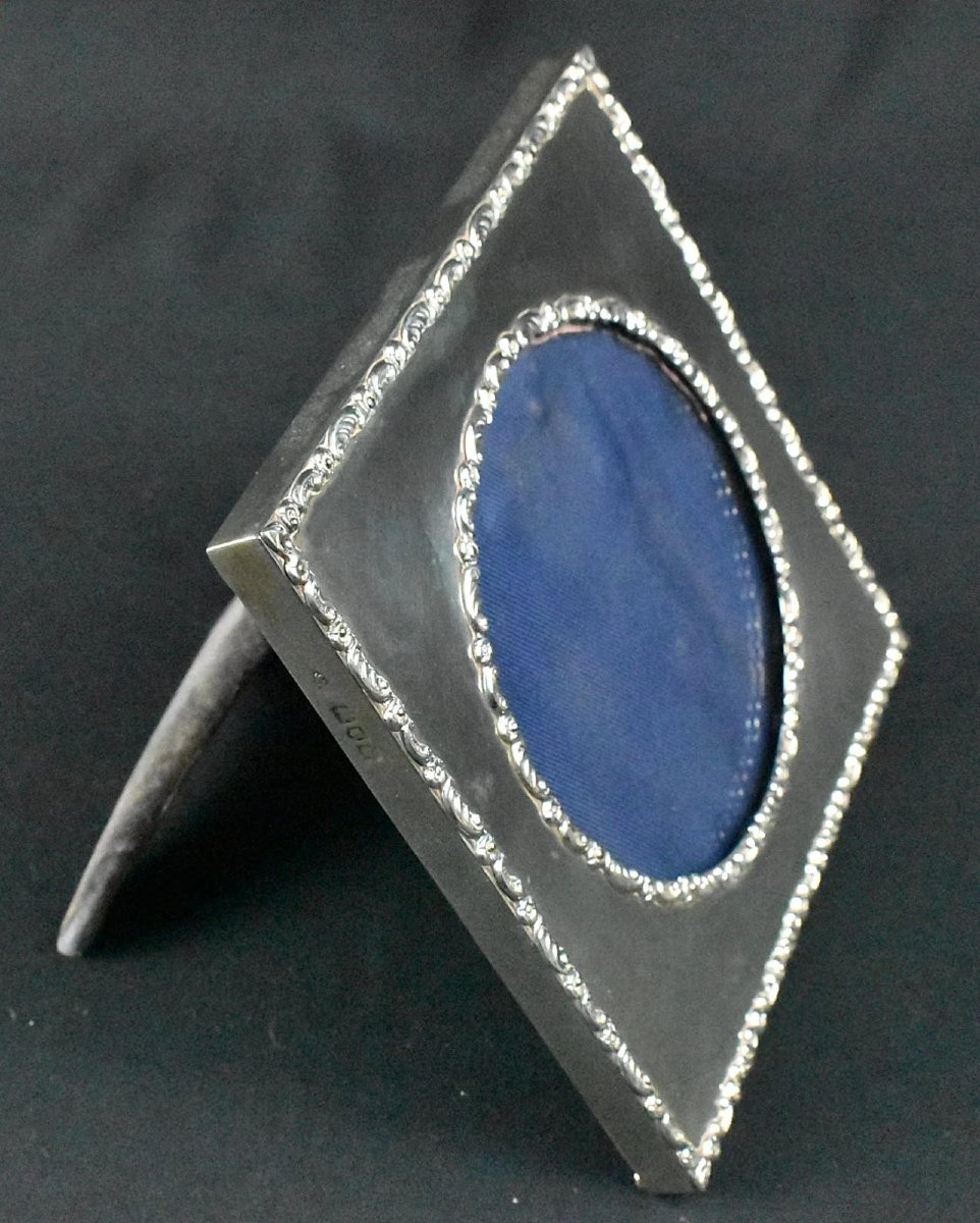 Edwardian Sterling Picture Frame 1899-1949 Goldsmiths & Silversmiths Co Ltd-photo-3