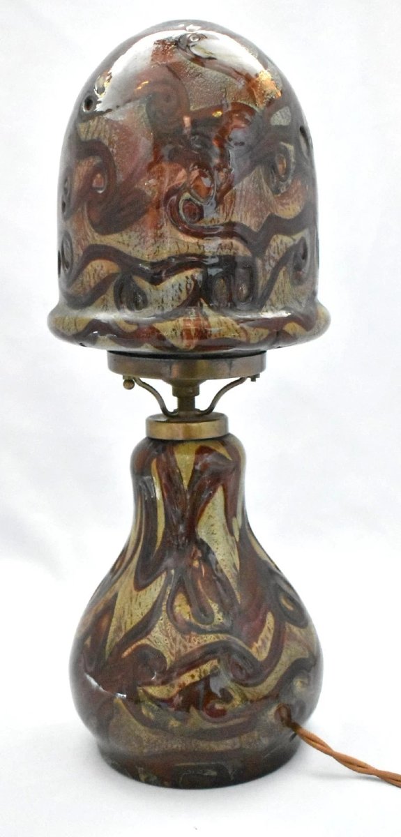 Giulio Radi A.v.e.m. (arte Vetraria Muranese) Mushroom Lamp-photo-2