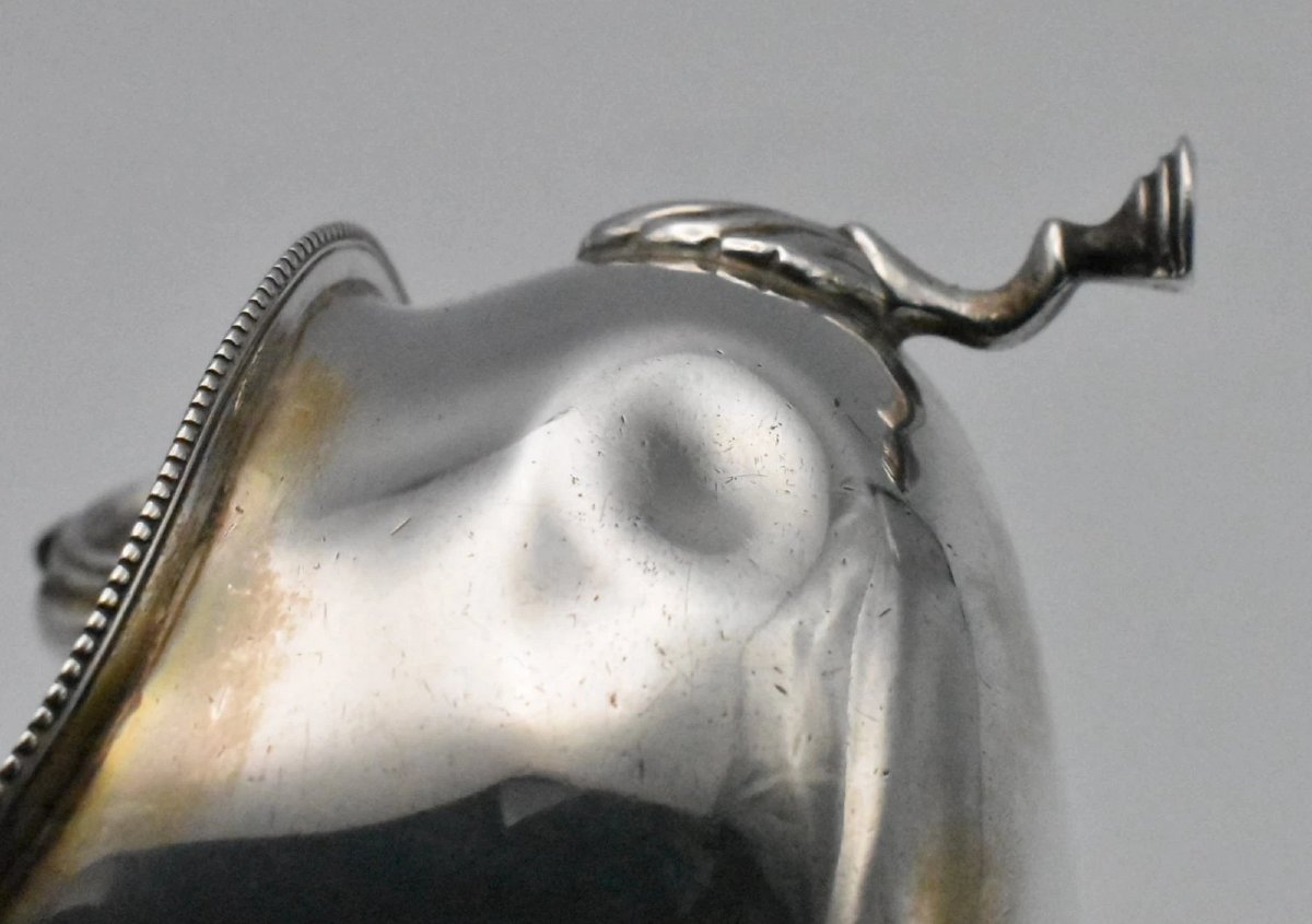 George V Asprey & Co Ltd Sterling Silver Sauce Boats, Made In Birmingham In 1928-photo-7