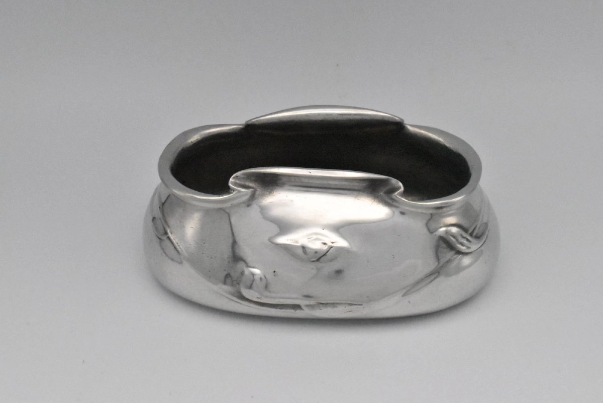 Tudric Pewter Sugar Bowls And Cream Jug Set By Archibald Knox For Liberty & Co-photo-2