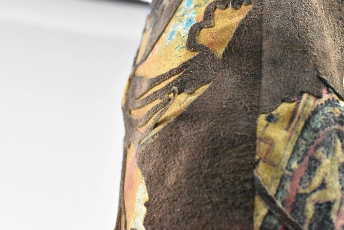 Bottes hautes en cuir Roberto Cavalli, pointure 40 (EU), imprimé floral en daim-photo-3