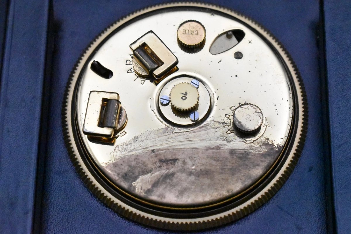 Réveil de voyage vintage Luxor suisse avec étui effet crocodile-photo-3