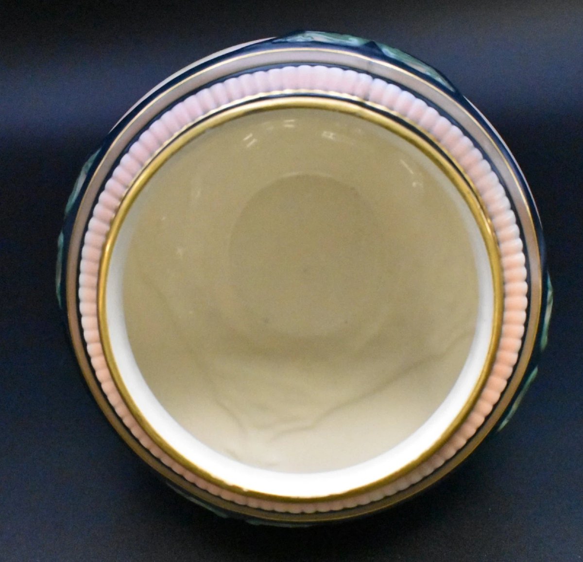 Jardinière peinte à la main Hadley's Worcester de 1932-photo-5