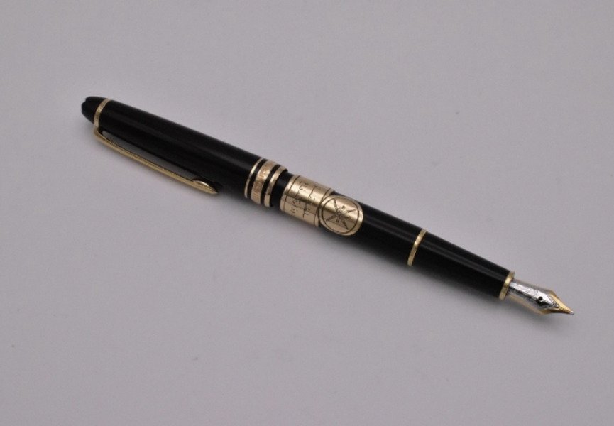 RARE Montblanc 144 Ministère de la Défense d'Oman Khanjar FP Garrard 13 cm-photo-1