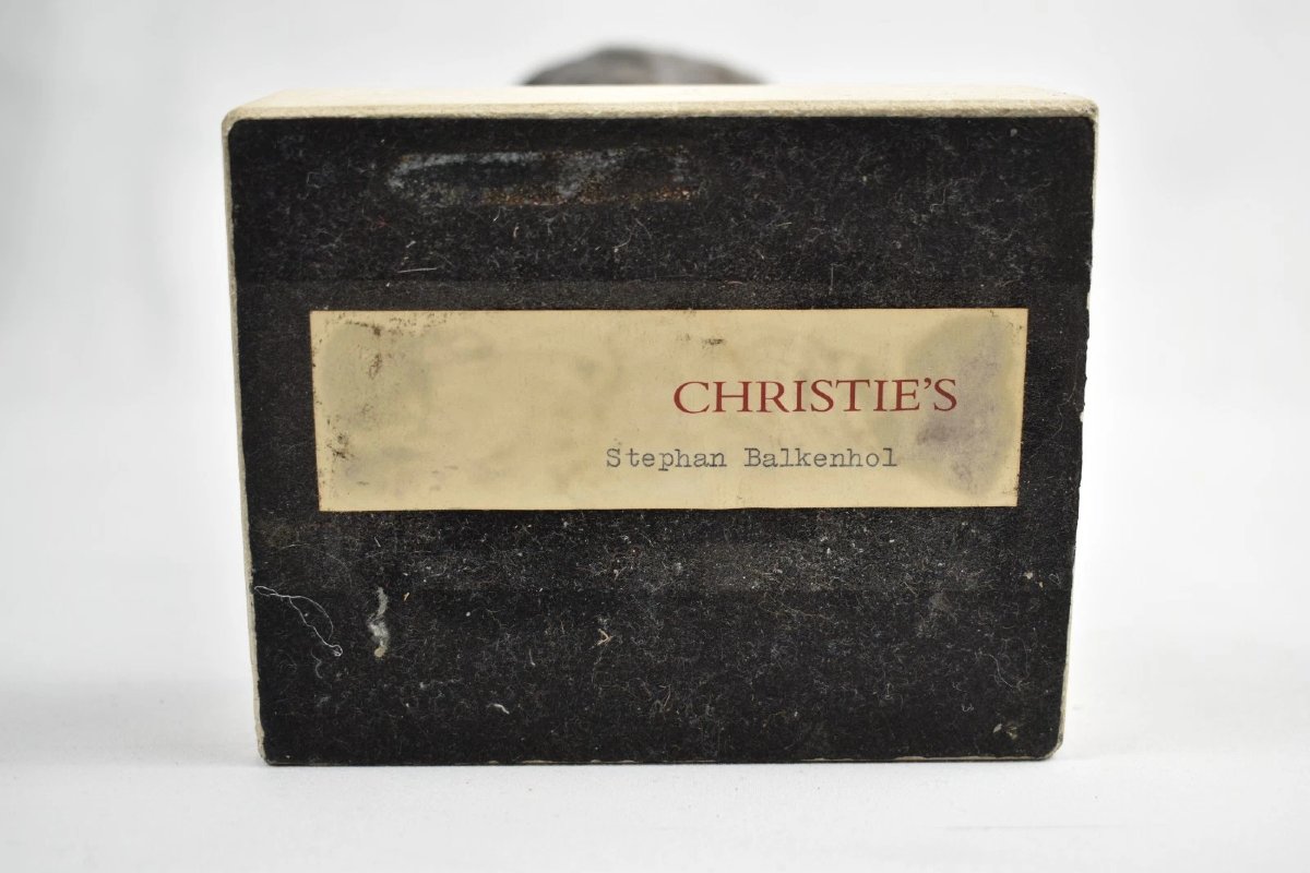 Stephan Balkenhol Bronze Sculpture Mr Doubledream Bear Head Gold Hands-photo-4