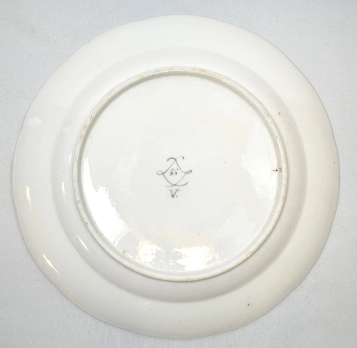 Set Of Seven 18th Century French Sevres Porcelain Plates Floral Circa 1751-175-photo-6