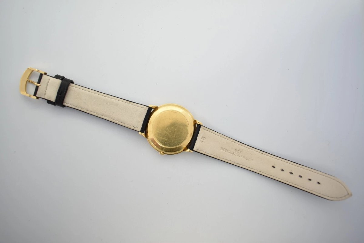 Montre IWC Schaffhausen automatique vintage en or 18 carats, chiffres romains, calibre 854/853-photo-4