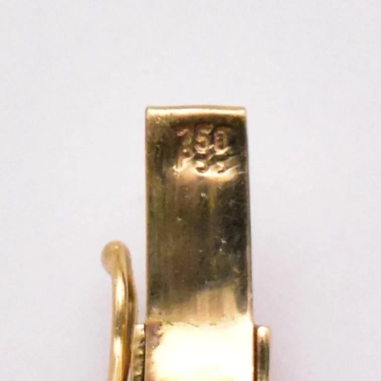 A Greek Vintage 18ct Yellow Gold 1ct Ruby & 1.68ct Diamond Necklace-photo-5