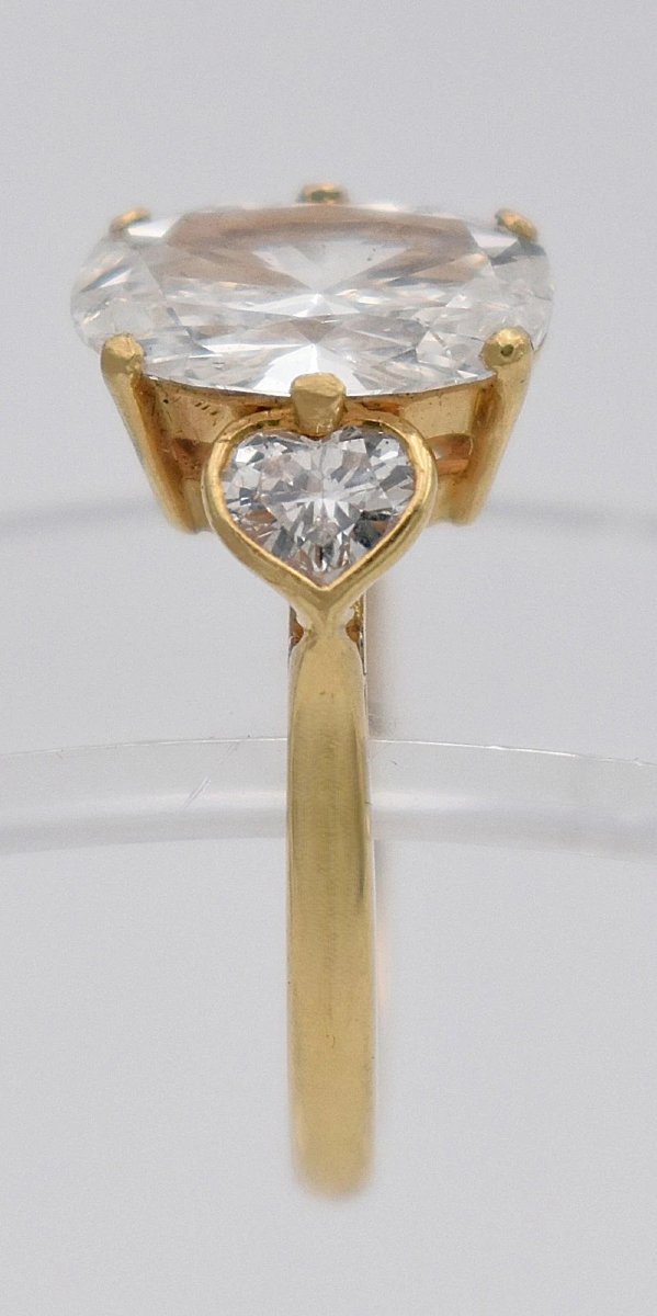 Vintage Boodles 2.37ct Oval Diamond Engagement Ring, E Colour Si2, Gcs Certified-photo-1