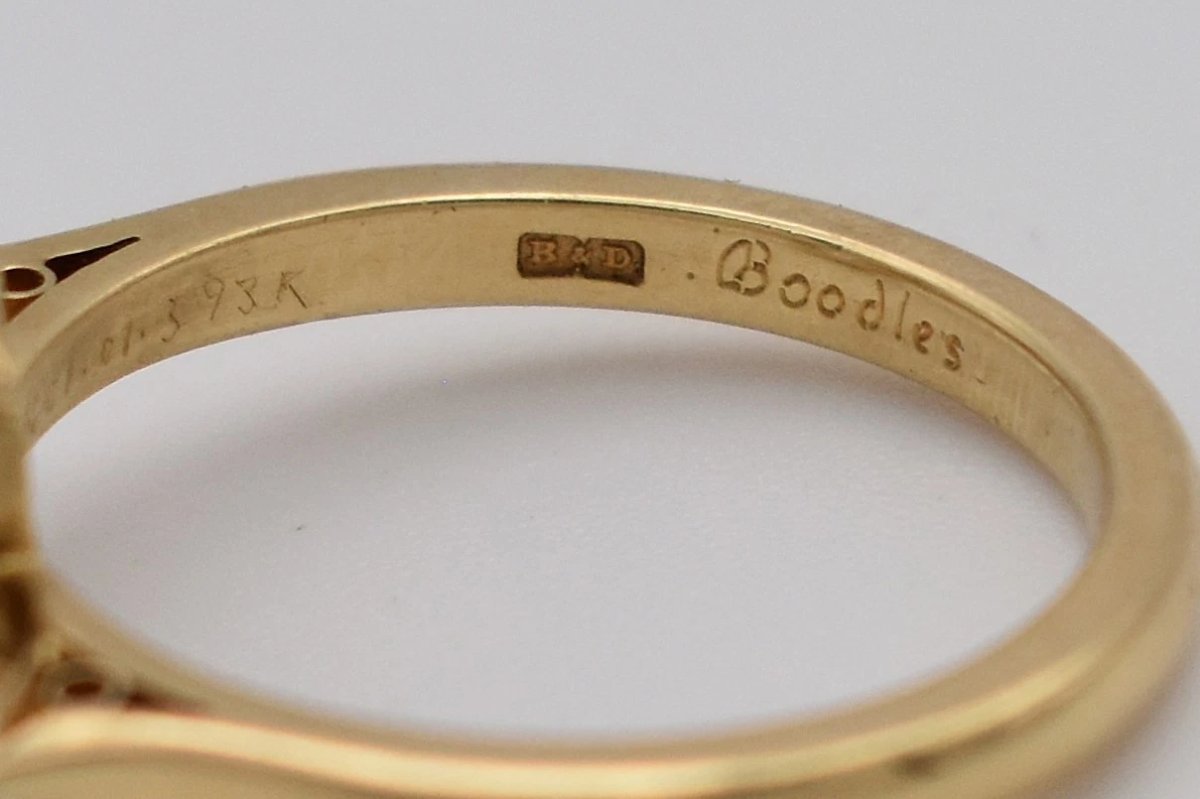 Vintage Boodles 2.37ct Oval Diamond Engagement Ring, E Colour Si2, Gcs Certified-photo-7