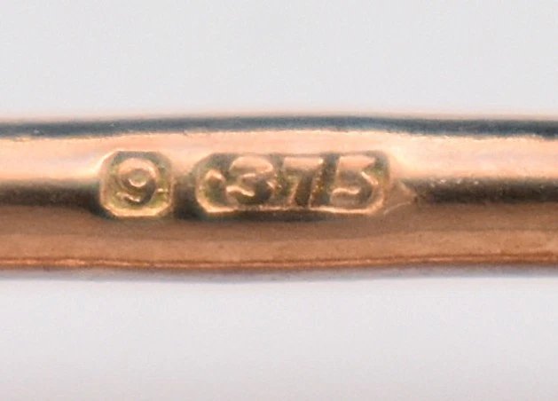 Antique 9ct Rose Gold Albert Chain Necklace Trombone Fetter & Knot Link C1900-photo-2