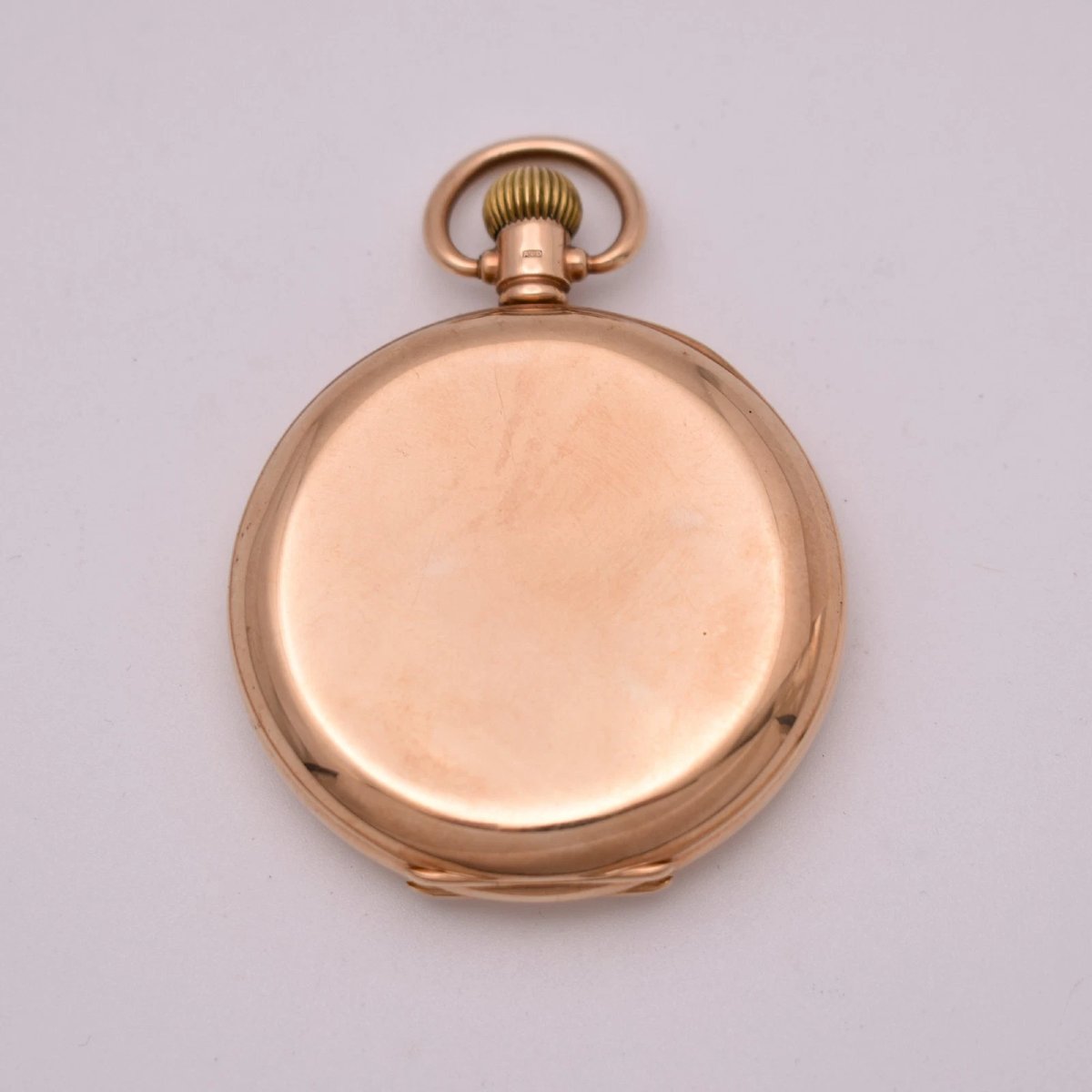 Montre de poche Dennison Special Full Hunter en or 9 carats, mouvement suisse 15 rubis, 91,7 g,-photo-6