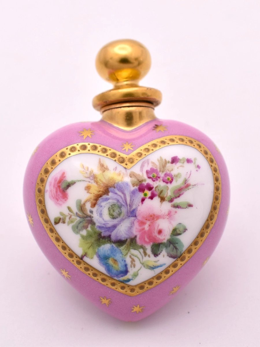 Coffret de 6 flacons de parfum en porcelaine Lynton, signés et peints à la main par Stefan Nowa-photo-3