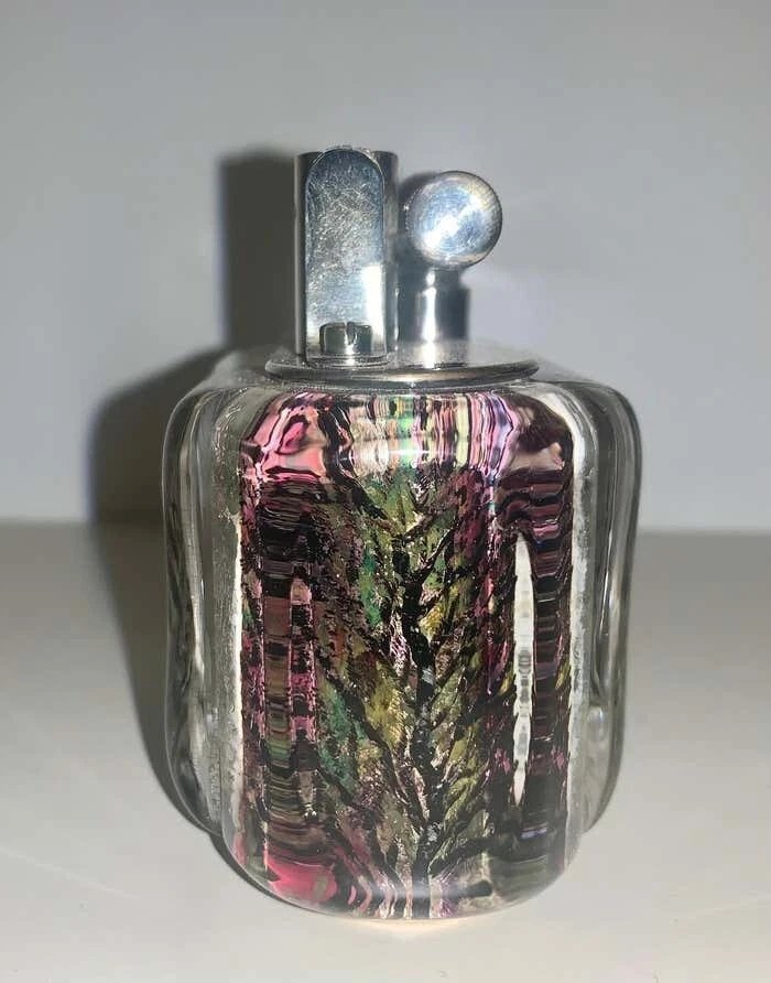 Rare Vintage Half Giant Dunhill Aquarium Table Lighter, Circa 1950-photo-1