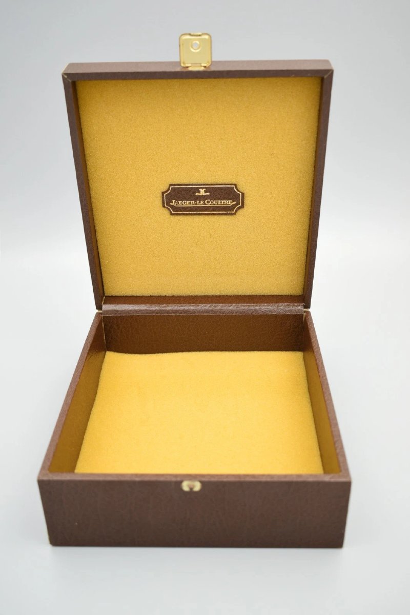 Vintage Jaeger Lecoultre Skeleton Desk Clock Inline 533 Original Box & Papers-photo-3