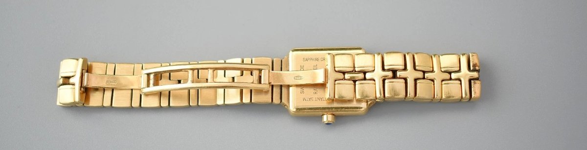Montre pour femme Raymond Weil Parsifal en or 18 carats, diamants et nacre, 52,4 g, réf. 10.290-photo-5