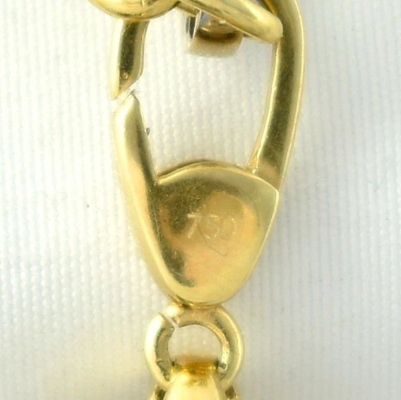 Collier vintage Bvlgari Tondo (40,6 cm / 16 pouces) en or 18 carats et acier inoxydable, avec 5-photo-4