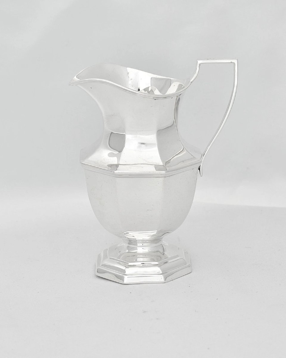 Service à thé et café 6 pièces en argent sterling Mappin & Webb (1923) avec plateau assorti, 6,-photo-7
