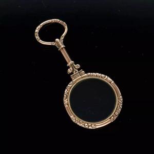 Loupe Victorienne Ornée En Or 9ct
