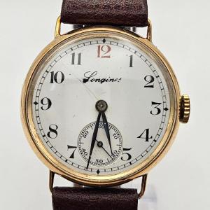 Longines Men's 9ct Gold Wristwatch Fully Serviced 1 Year Guarantee
