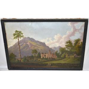 Joseph Farrington Ra (1747–1821) – Antique Oil Painting ‘palace Of Patterdale’