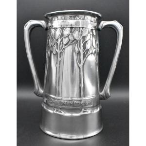 Tudric Pewter Double Handled Loving Cup By David Vasey For Liberty & Co