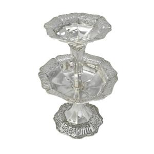 Centre de table ajouré en argent massif de style édouardien, James Deakin Sheffield, 1907