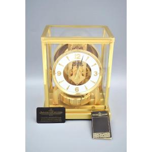 Pendule Jaeger-LeCoultre Atmos Classique vintage, calibre 528, plaquée or