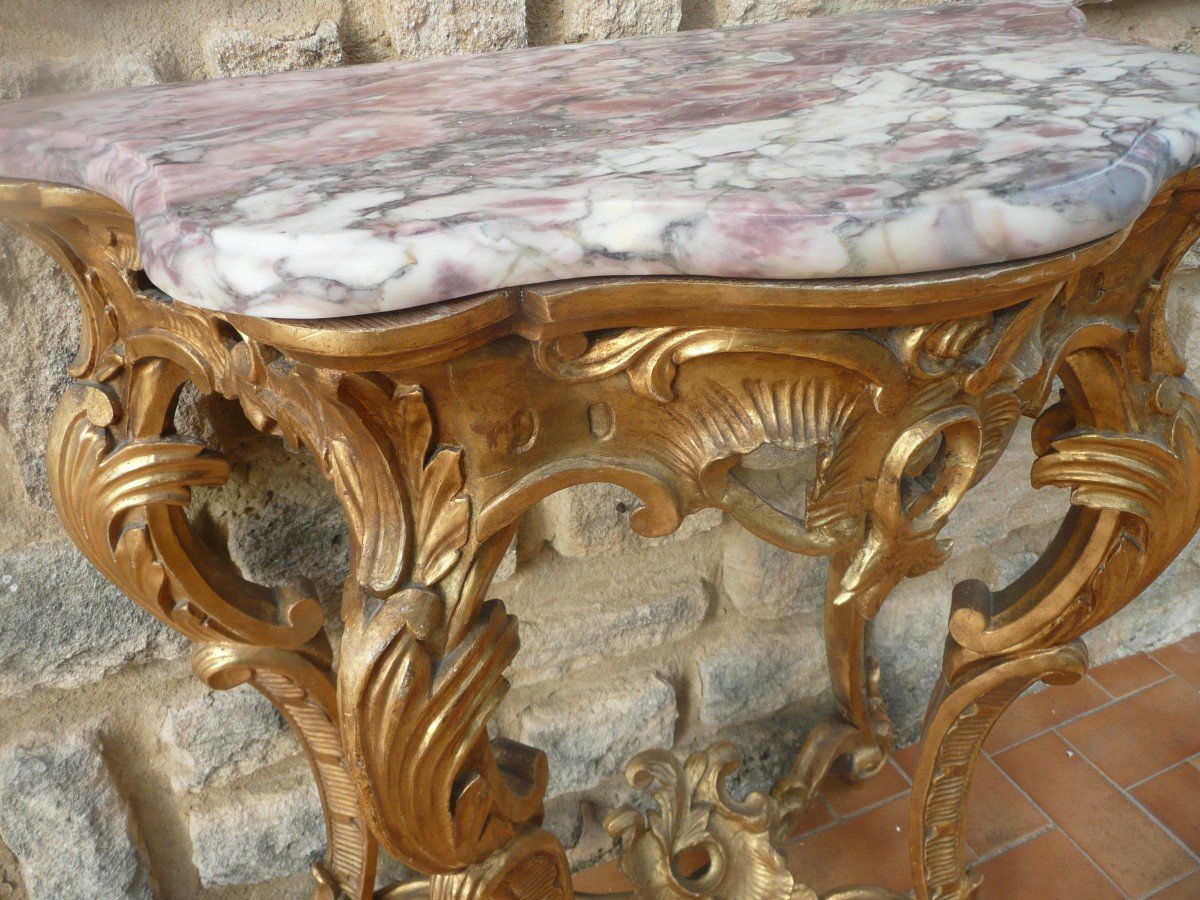 Italian Console 4 Feet Eighteenth Century-photo-4