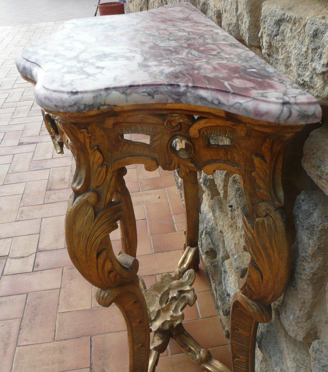 Italian Console 4 Feet Eighteenth Century-photo-2