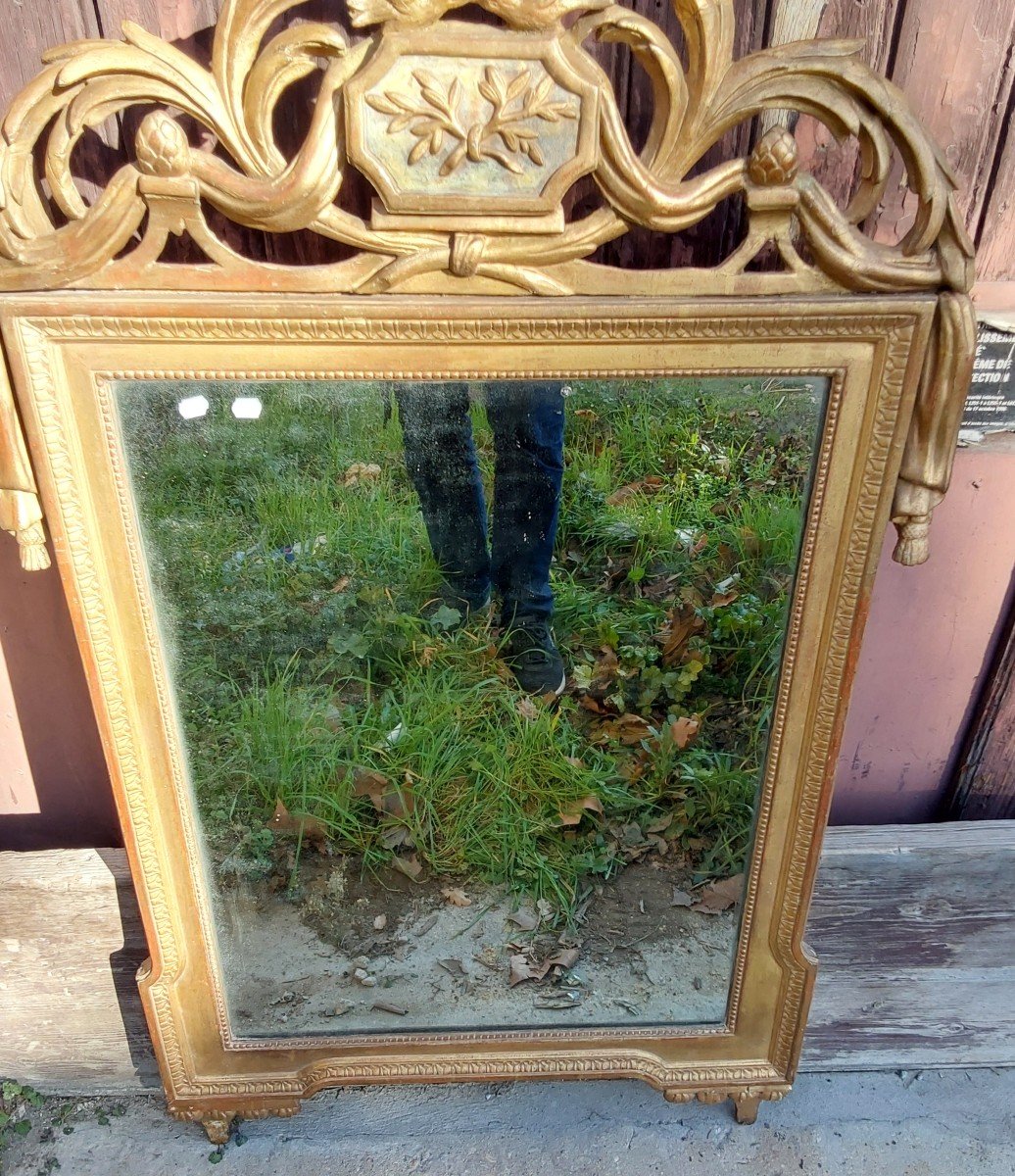 Grand Miroir Epoque Louis XVI.  Fin XVIII Eme-photo-2