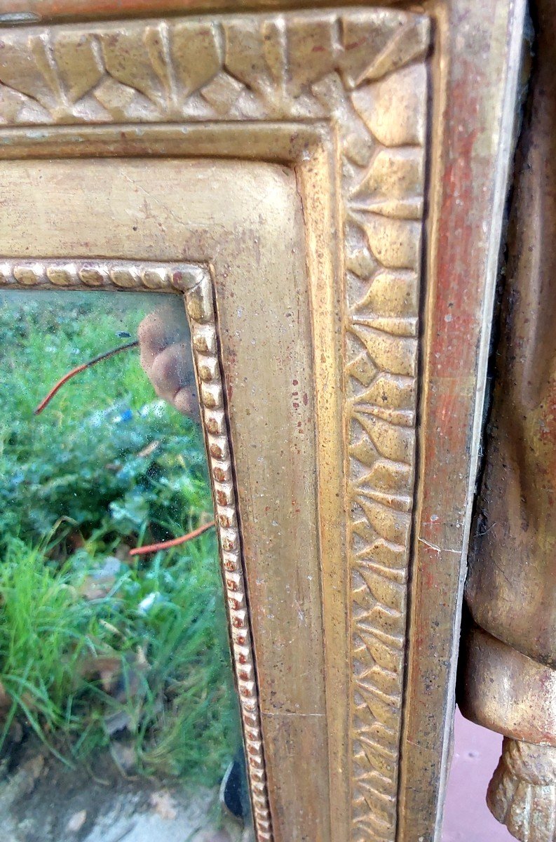 Grand Miroir Epoque Louis XVI.  Fin XVIII Eme-photo-3